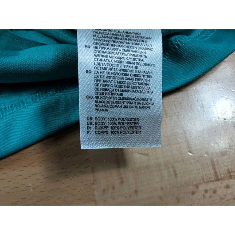 Charlotte Hornets Adidas Long Sleeve Shirt Mens Large Teal NBA Basketball